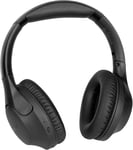 STEREOMAN 3 BT - Casque Bluetooth sans Fil (Bluetooth,Bass Boost,Batterie intégrée,Microphone intégré,Longueur du Casque réglable,rembourré,contrôle de la Musique) Noir