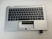 For HP EliteBook x360 1030 G8 M45819-211 Hungarian Palmrest Keyboard Top Cover