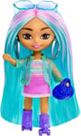Barbie Extra Mini Minis HLN45 Cheveux Bleus - Mattel