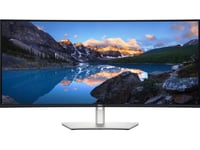 Skjerm Dell | U4025qw | 39,7" | Ips | Wuhd | 21:9 | 120 Hz | 5 Ms | 5120 X 2160 Piksler | 600 Cd/M² | Strømkontakt, Hdmi, Displayport, Usb-C, Usb-A, Audio, Rj45 | Hdmi-Kontakter Antall 1 |. Sort / Sølv |. Garanti 60 Måneder.