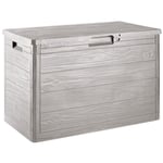 Stakmann - Coffre de jardin en résine 160 Litres gris taupe 77X 44 x 53 cm Protection Anti uv toomax