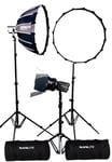 NANLITE Kit Torche Led 3X Forza 60B (Pieds, Sacs et Softbox)