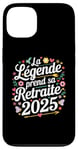 Coque pour iPhone 13 La Légende Prend Sa Retraite Humour Cadeau Retraité 2025