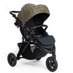 Roma Atlas 3 Wheel Pram - Khaki Leopard