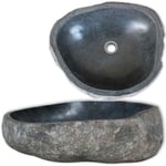 Basin River Stone Oval 29-38 cm vidaXL