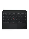 Lenovo ThinkPad X1 Tablet Thin Keyboard gen 3 - Tastatur - Tysk - Sort