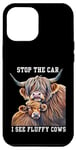 Coque pour iPhone 12 Pro Max Arrêtez la voiture, je vois une éleveuse de vaches moelleuses qui aime les vaches