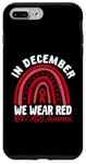 iPhone 7 Plus/8 Plus In December We Wear Red HIV AIDS Awareness Boho Rainbow Case