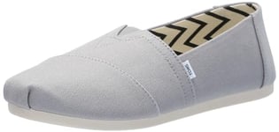 Toms Femme Espadrilles Grey Basket, Toile de Coton recyclé Gris Drizzle, 42.5 EU