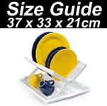 plastific Folding Dish Drainer with Tray Dish Drainer With Drip Tray Cutlery Ho