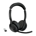 Jabra Evolve2 55 MS Link 380A Stereo trådløst headset