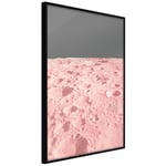 Plakat - Pink Moon - 30 x 45 cm - Sort ramme