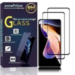 VCOMP® Pour Xiaomi Redmi Note 11 Pro- Note 11 Pro 5G 6.67": Pack de 2 Films de protection d'écran Verre Trempé Plein écran - NOIR