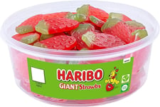 Haribo Giant Strawbs 825g (75 Pieces) Best Before 12/2024