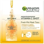 Garnier Fresh-Mix Tissue Mask, Vitamin C Brightening Tissue Face Sheet Shot Mask