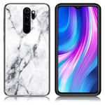 Fantasy Marmor Xiaomi Redmi Note 8 Pro skal - Vit