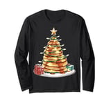 Pancake Pile Pancake Maker Christmas Hat Xmas Long Sleeve T-Shirt