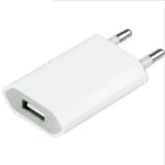 Adaptateur USB Prise Murale pour "IPHONE 12 Mini" Secteur 1 Port Courant AC Chargeur (5V 1A) Universel (BLANC)