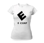 T-Shirt Femme Col Rond E Corp. Evil Geek Robot Serie Tv