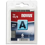 Novus Agrafes 53/6 - boîte de 2000