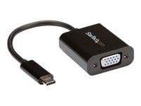 Startech.Com Usb-C- Till Vga-Adapter - Usb/Vga-Adapter - 24 Pin Usb-C (Hane) Till Hd-15 (Vga) (Hona) - Usb 3.1 Gen 1 / Thunderbolt 3 - 18 Cm - 1920 X 1200 (Wuxga) Stöd, Usb-Ström - Svart - För P/N: Bndtb10gi, Bndtb210gsfp, Bndtb410gsfp, Bndtb4m2e1,