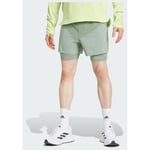 adidas Ultimate Running Reflective 2-in-1 Shorts, størrelse Large