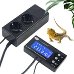 Thermostat digital lcd Contrôleur de température Thermostat pour terrarium Reptile Interrupteur de température