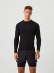 Björn Borg Borg Running Seamless Ls T-shirt Svart, S