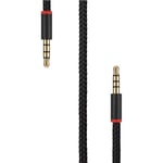 3.5mm Audio Cable 4-Pole Stereo Audio Cable Compatible with PlayStation Gold Wireless Stereo Headset to PlayStation 4 PS4 Dualshock 4 Xbox One Controller PC Mac iPhone