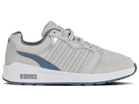 K-Swiss Men's Rival Trainer Sneaker, Grey Purple Silver Wall Light Flint, 7 UK