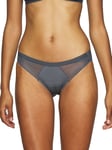 XL (16) Sloggi  Hipster Briefs Symmetry Cheeky Low Rise Knickers Dark Grey