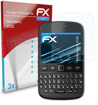 atFoliX 3x Film Protection d'écran pour Blackberry 9720 Protecteur d'écran clair