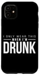 Coque pour iPhone 11 Bière, alcool, fête et ivre