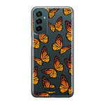 Babaco ERT GROUP mobile phone case for Samsung A13 4G original and officially Licensed pattern Butterflies 002 optimally adapted to the shape of the mobile phone, partially transparent