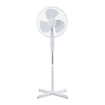 V-TAC VT-4016-3 Ventilateur oscillant 40 W sur le sol 120 cm 3 pales en plastique couleur blanc – SKU 7922