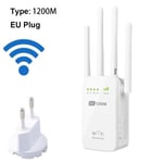 300/1200mbps Wireless Range Extender Dual Band Wifi Repeater Eu Plug (1200mbps)