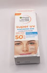 Garnier Ambre Solaire Super UV Hyaluronic Acid Hydrating Fluid  spf 50 New 4W