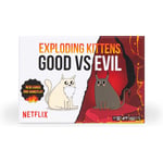 Exploding Kittens God vs. Evil - 55 Kort inspirerade av Netflix-serien - Höj nivån på Exploding Kittens med nya karaktärer