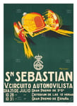 AUTO CIRCUIT SAN SEBASTIAN R0371 - POSTER HQ 50x70cm d'une AFFICHE VINTAGE