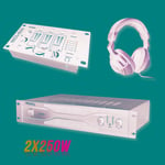 Pack sonorisation amplificateur 500W SA500 + Table de mixage 3 voies 5 entrées + Casque