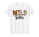 Wild Sister Zoo Born Two Be Wild B-day Safari Jungle Animal T-Shirt