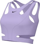 Nike Bra W NK FM DF Bra 24, Lilac Bloom/Clear, FQ2640-512, L