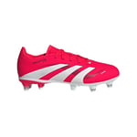 adidas Predator League Junior Football Boots Soft Ground Basket, Lucid Red/FTWR White/Core Black, 23 EU