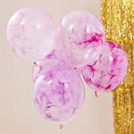 Ginger Ray Pink Paint DIY Decorative Balloons Wedding 5 Pack Mix it Up, Party