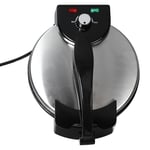 Crepe Maker 1200W Stainless Steel Nonstick Electric Round Griddle