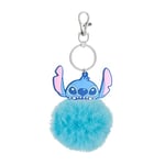 Peers Hardy - Porte-clés Disney Lilo et Stitch avec pompon bleu, bleu, Taille unique