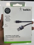 Belkin Mixit 2M iPhone  USB Cable - Fast Charging & MFi-Certified