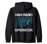 Amateur Ham Radio Operator CB Radio Enthusiast Ham Radio Dad Zip Hoodie