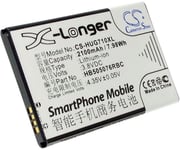 Kompatibelt med Huawei Ascend Y3 2 3G, 3.8V, 2100 mAh