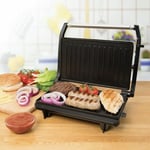 Panini Press, 2 Slice Toasted Sandwich Maker And Multi Use Health Grill 700W New